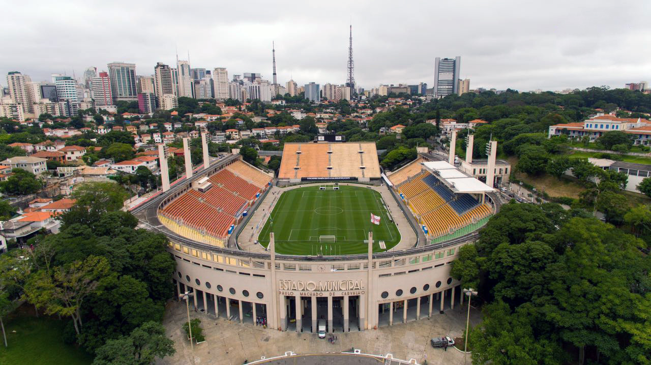 Pacaembu – Estádio Municipal Paulo Machado de Carvalho - NR Topografia